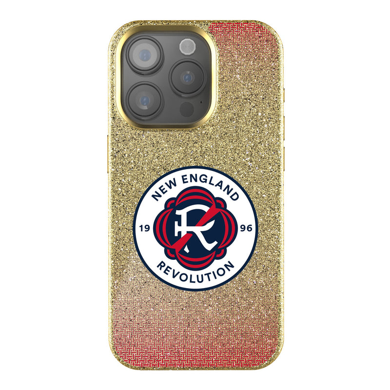 New England Revolution Linen iPhone Bling Phone Case for Apple iPhone