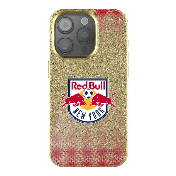New York Red Bulls Linen iPhone Bling Phone Case for Apple iPhone