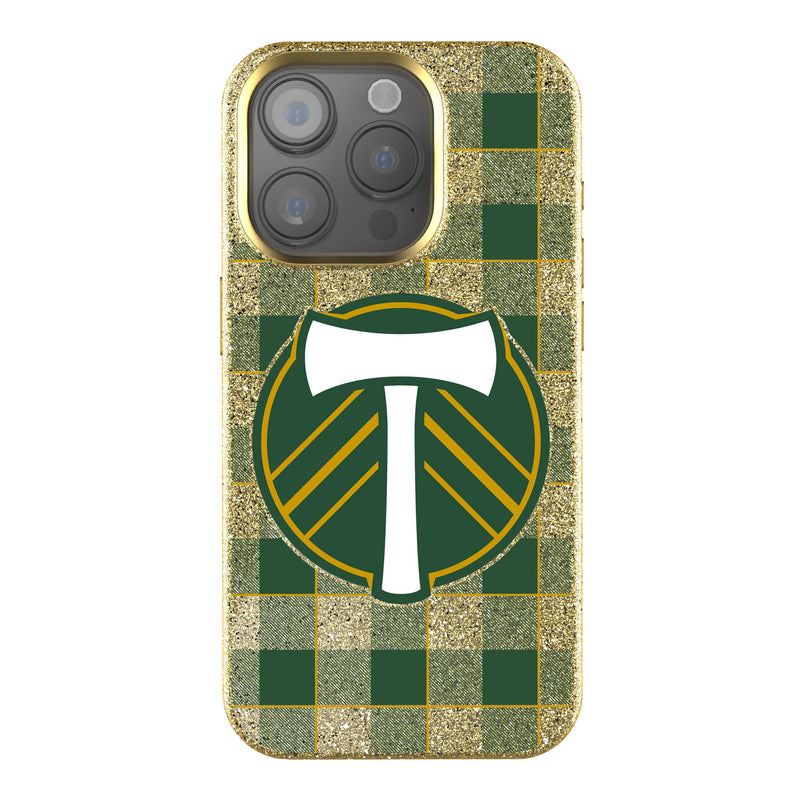 Portland Timbers   Plaid iPhone Bling Phone Case