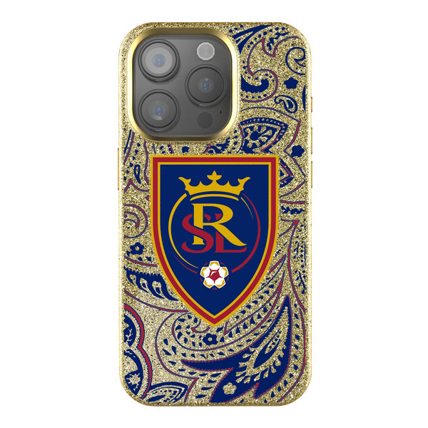 Real Salt Lake   Paisley iPhone Bling Phone Case