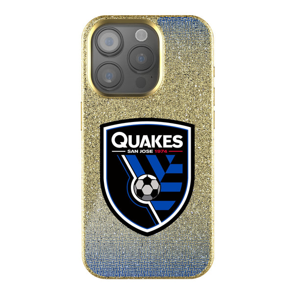 San Jose Earthquakes Linen iPhone Bling Phone Case for Apple iPhone
