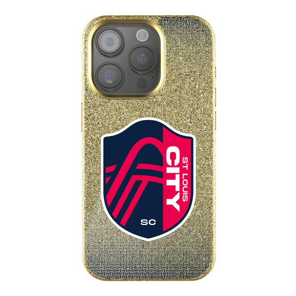 St. Louis CITY SC Linen iPhone Bling Phone Case for Apple iPhone