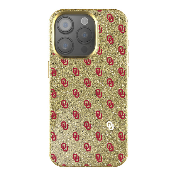 University of Oklahoma Sooners Fashion Pattern iPhone Bling Phone Case for Apple iPhone