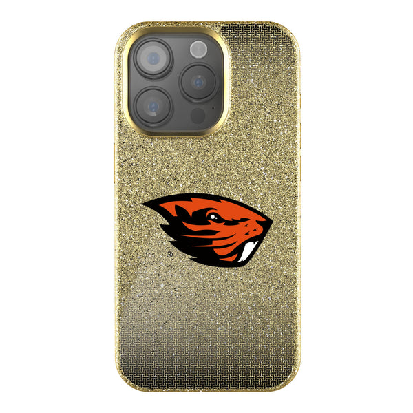 Oregon State University Beavers Linen iPhone Bling Phone Case for Apple iPhone