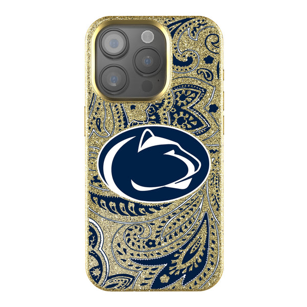 Pennsylvania State University Nittany Lions Paisley iPhone Bling Phone Case