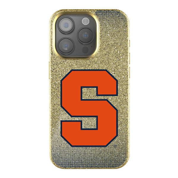 Syracuse University Orange Linen iPhone Bling Phone Case for Apple iPhone