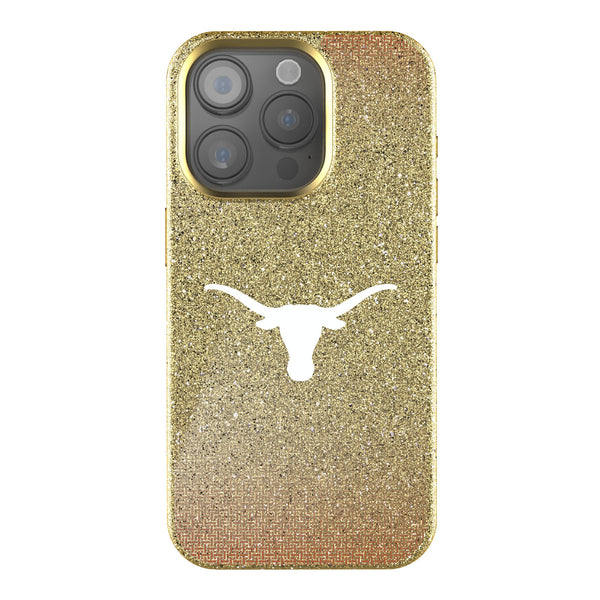 University of Texas Longhorns Linen iPhone Bling Phone Case for Apple iPhone