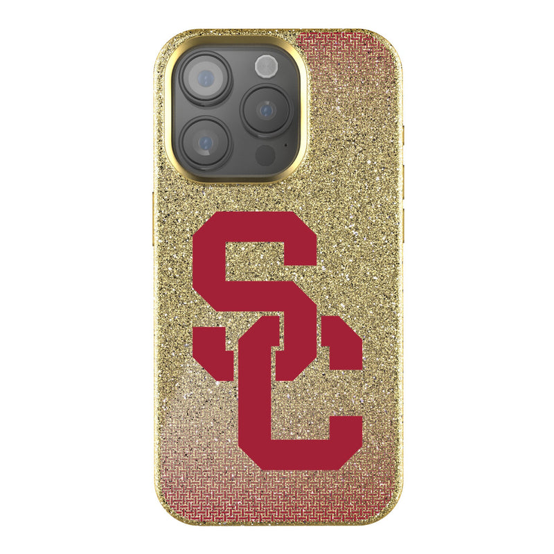 University of Southern California Trojans Linen iPhone Bling Phone Case for Apple iPhone