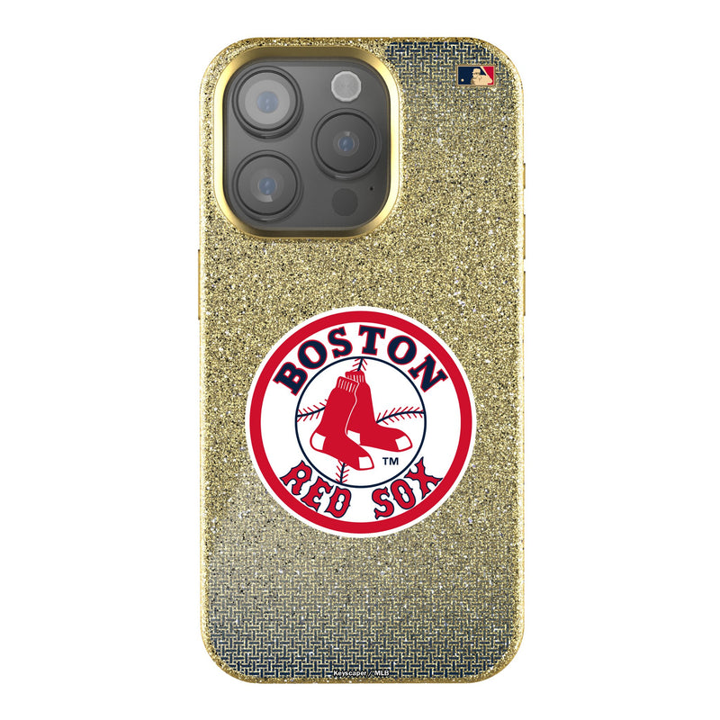 Boston Red Sox 1976-2008 - Cooperstown Collection Linen iPhone Bling Phone Case for Apple iPhone