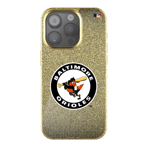 Baltimore Orioles 1966-1969 - Cooperstown Collection Linen iPhone Bling Phone Case for Apple iPhone