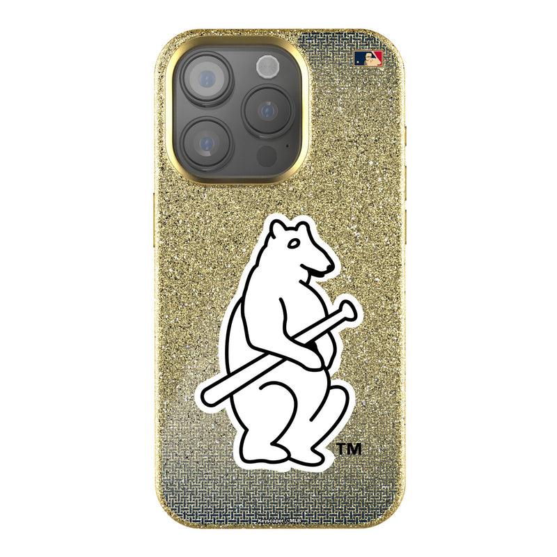 Chicago Cubs 1914 - Cooperstown Collection Linen iPhone Bling Phone Case for Apple iPhone