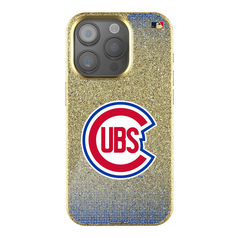 Chicago Cubs 1948-1956 - Cooperstown Collection Linen iPhone Bling Phone Case for Apple iPhone