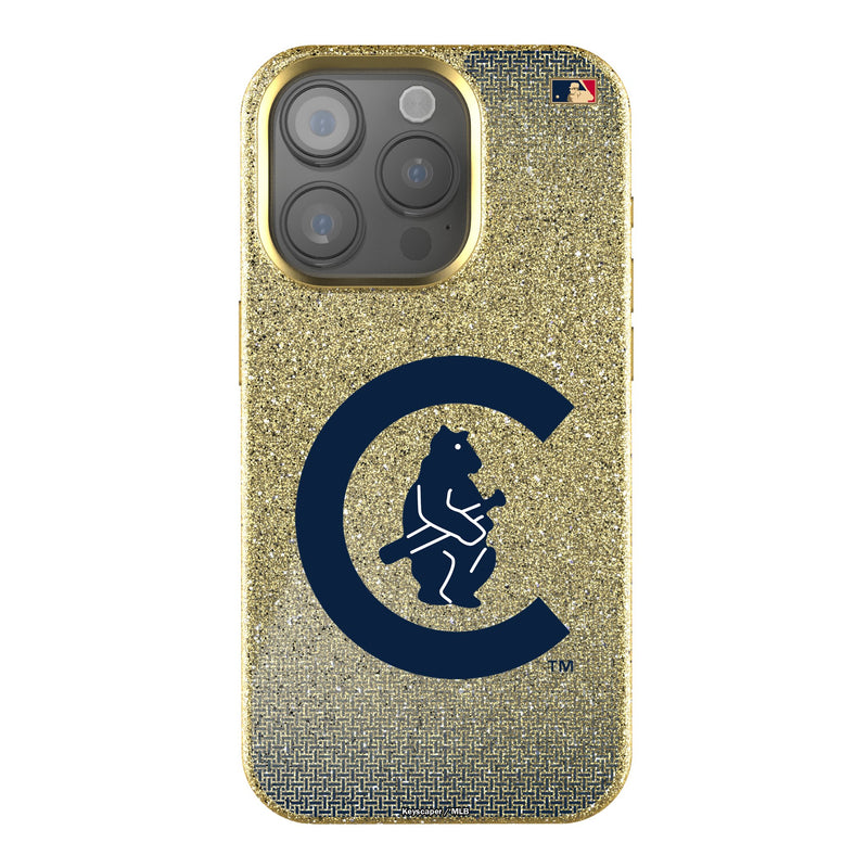 Chicago Cubs 1911-1912 - Cooperstown Collection Linen iPhone Bling Phone Case for Apple iPhone