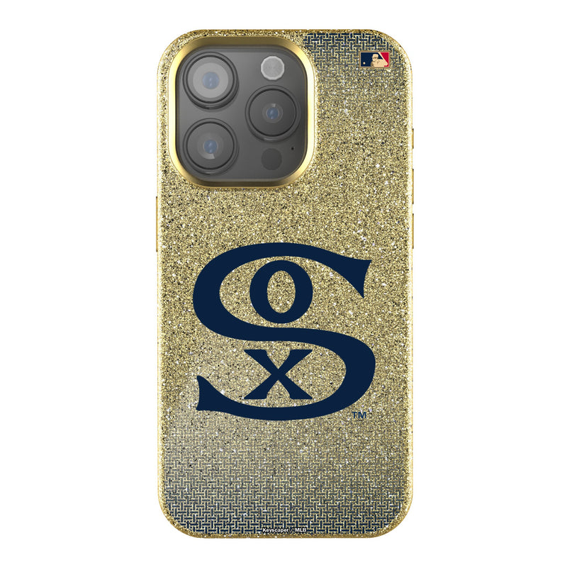 Chicago White Sox Road 1919-1921 - Cooperstown Collection Linen iPhone Bling Phone Case for Apple iPhone