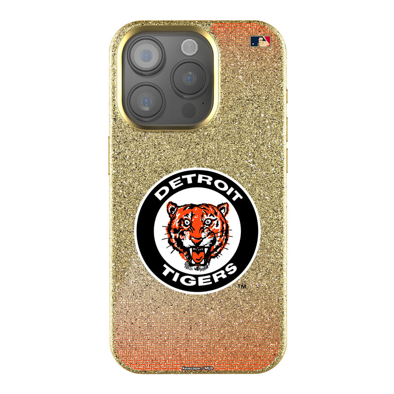 Detroit Tigers 1961-1963 - Cooperstown Collection Linen iPhone Bling Phone Case for Apple iPhone