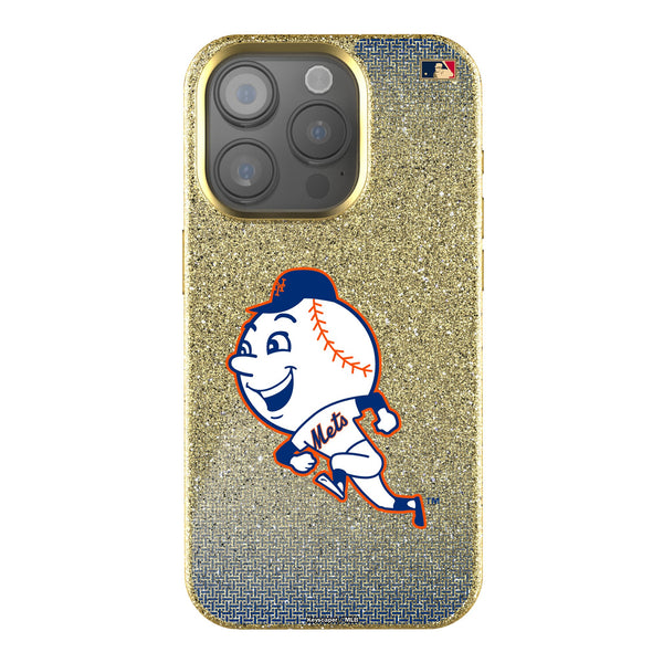 New York Mets 2014 - Cooperstown Collection Linen iPhone Bling Phone Case for Apple iPhone