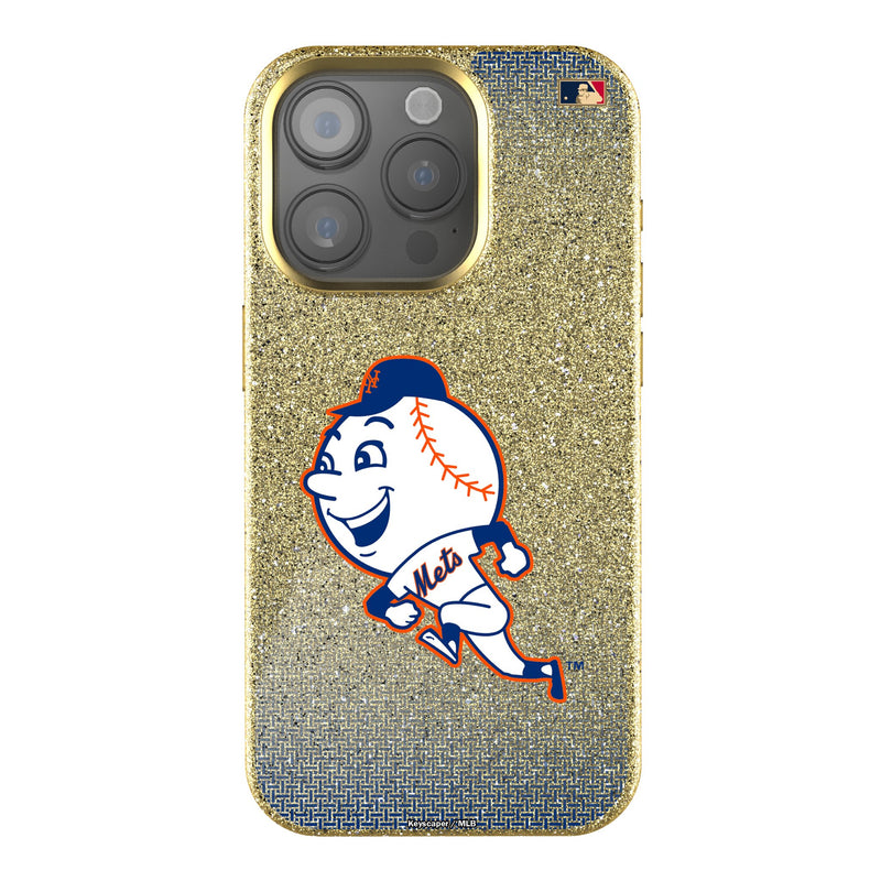 New York Mets 2014 - Cooperstown Collection Linen iPhone Bling Phone Case for Apple iPhone