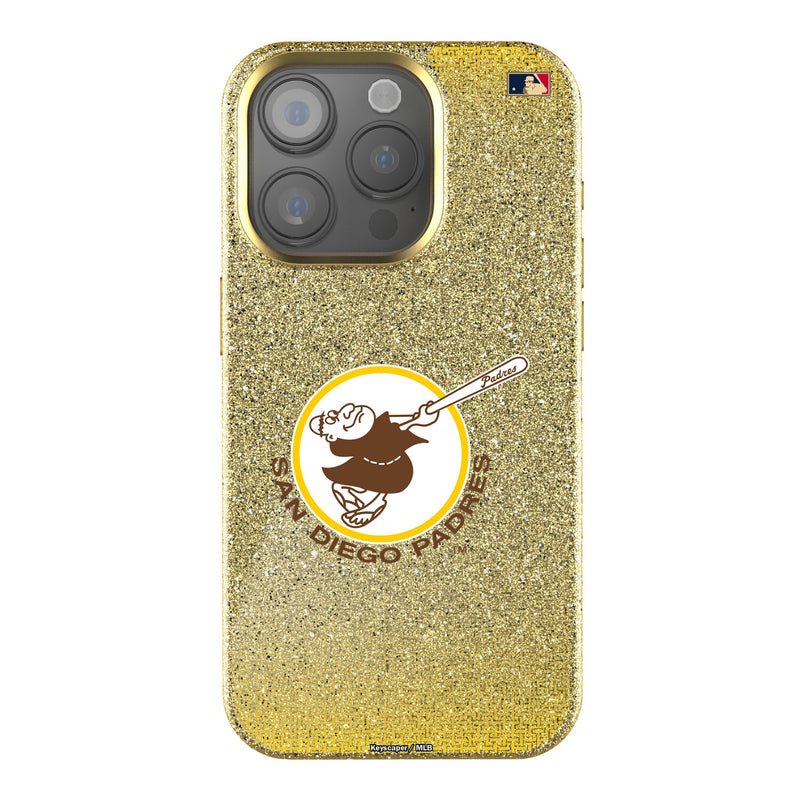 San Diego Padres 1969-1984 - Cooperstown Collection Linen iPhone Bling Phone Case for Apple iPhone