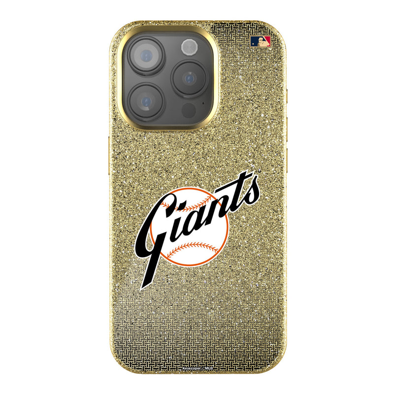 San Francisco Giants 1958-1967 - Cooperstown Collection Linen iPhone Bling Phone Case for Apple iPhone