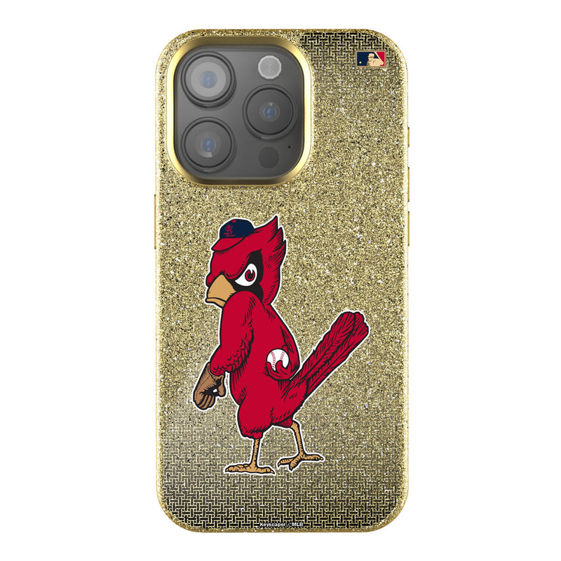 St Louis Cardinals 1950s - Cooperstown Collection Linen iPhone Bling Phone Case for Apple iPhone