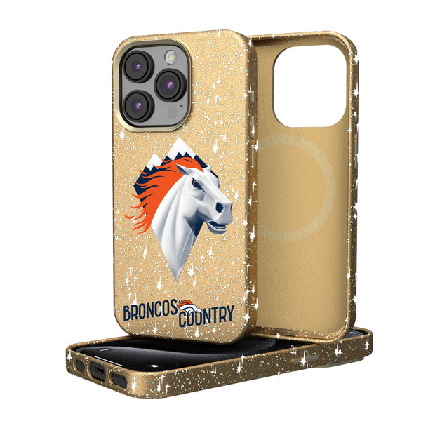 Denver Broncos 2024 Illustrated Limited Edition iPhone Bling Phone Case
