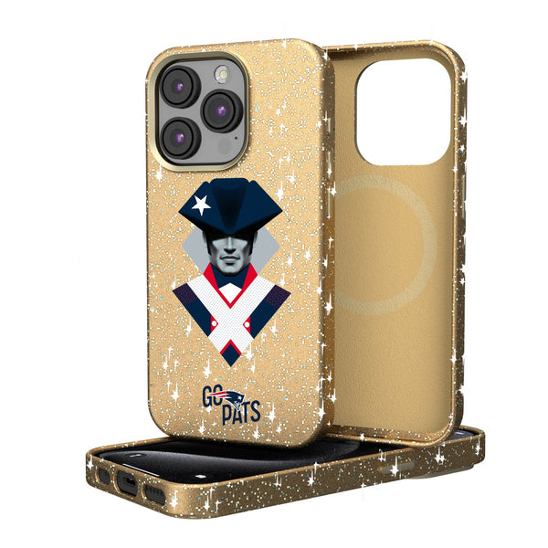 New England Patriots 2024 Illustrated Limited Edition iPhone Bling Phone Case