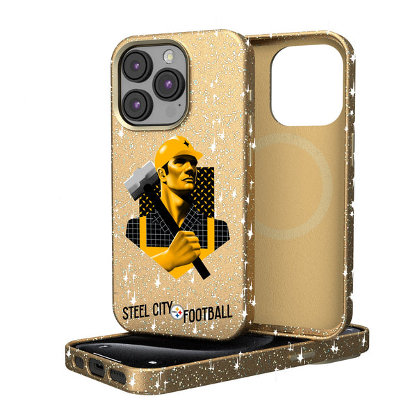 Pittsburgh Steelers 2024 Illustrated Limited Edition iPhone Bling Phone Case
