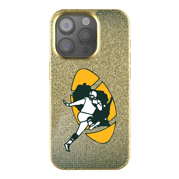 Green Bay Packers Historic Collection Linen iPhone Bling Phone Case for Apple iPhone