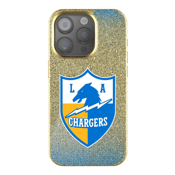 Los Angeles Chargers Historic Collection Linen iPhone Bling Phone Case for Apple iPhone