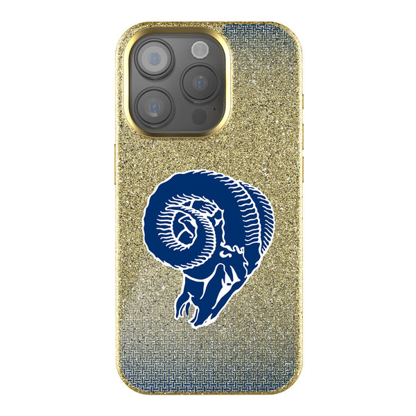 Los Angeles Rams Historic Collection Linen iPhone Bling Phone Case for Apple iPhone