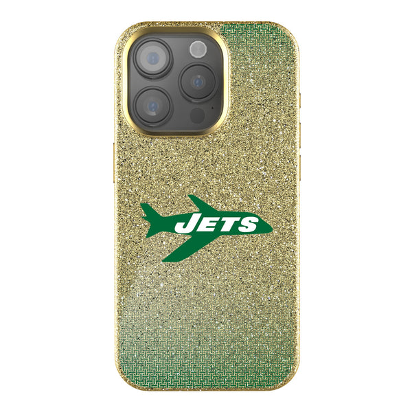 New York Jets 1963 Historic Collection Linen iPhone Bling Phone Case for Apple iPhone