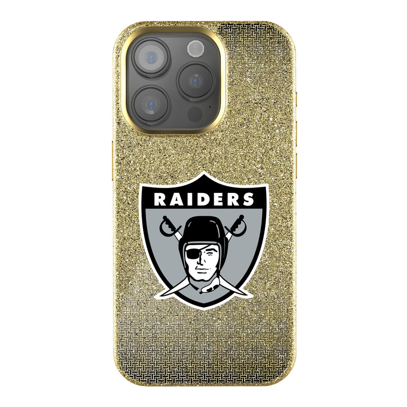 Oakland Raiders 1963 Historic Collection Linen iPhone Bling Phone Case for Apple iPhone