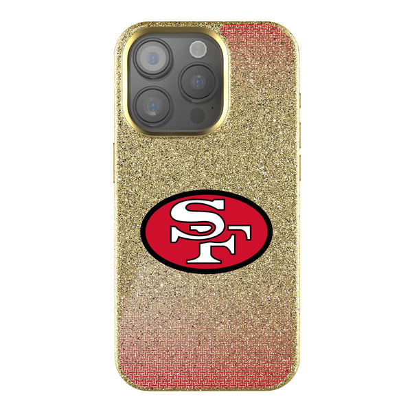 San Francisco 49ers Historic Collection Linen iPhone Bling Phone Case for Apple iPhone