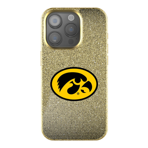 University of Iowa Hawkeyes Linen iPhone Bling Phone Case for Apple iPhone
