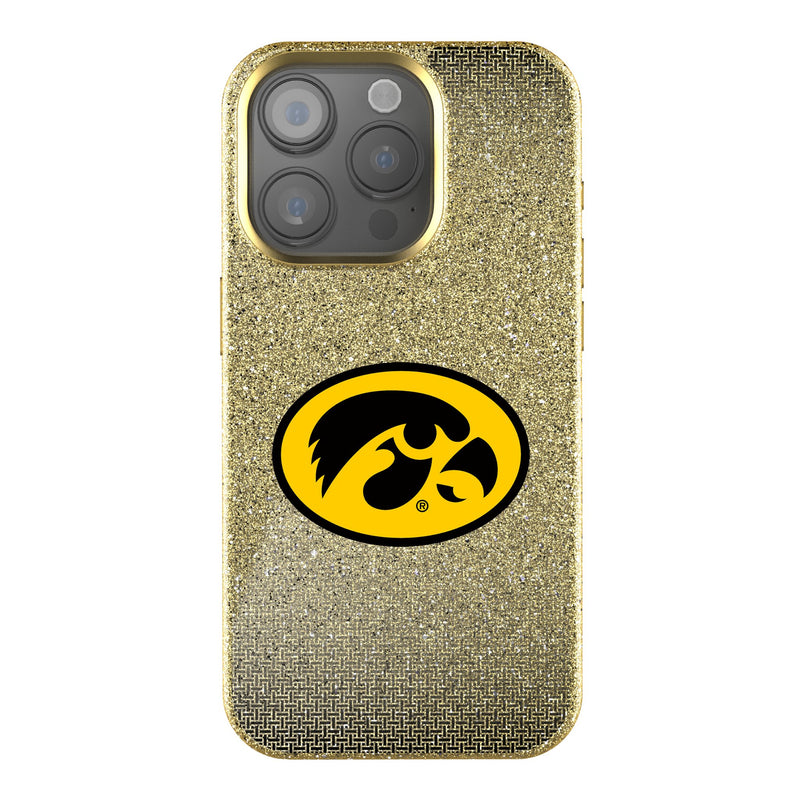 University of Iowa Hawkeyes Linen iPhone Bling Phone Case for Apple iPhone