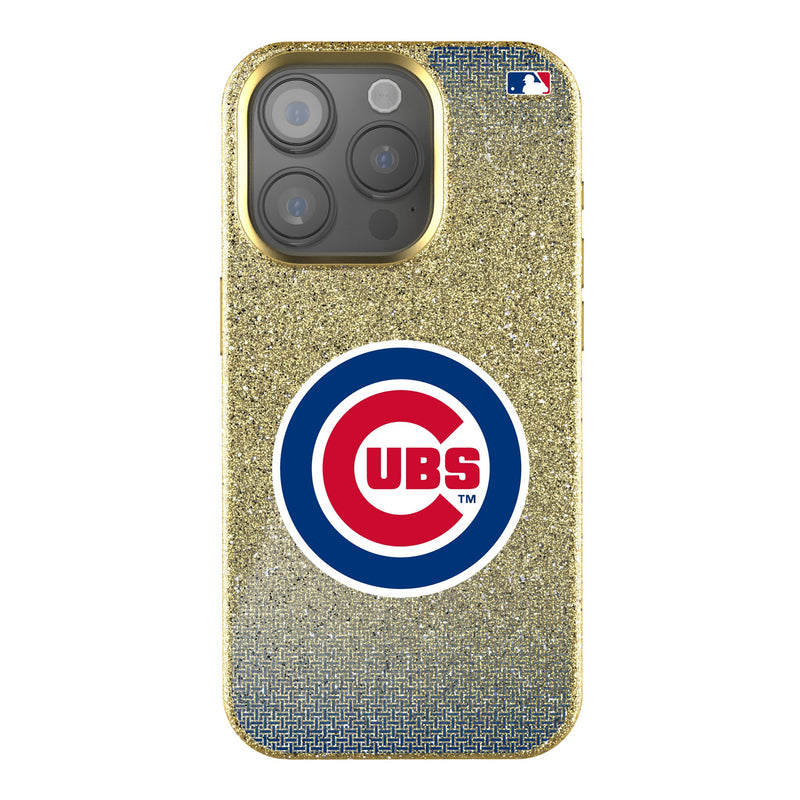 Chicago Cubs Linen iPhone Bling Phone Case for Apple iPhone
