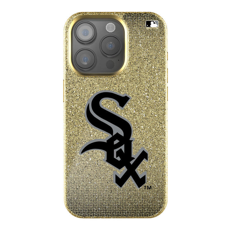 Chicago White Sox Linen iPhone Bling Phone Case for Apple iPhone