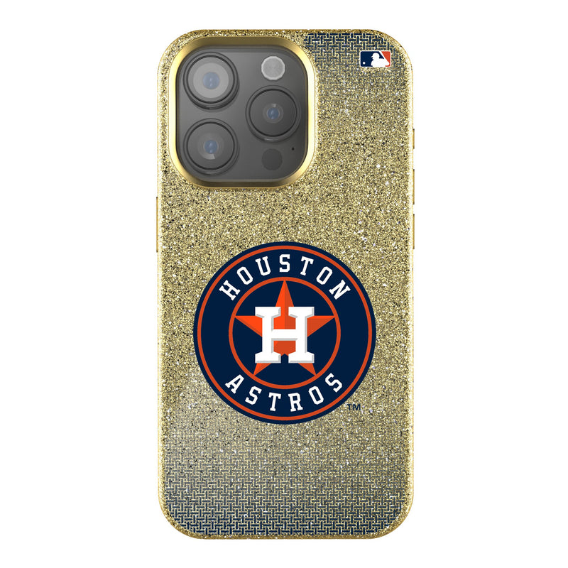 Houston Astros Linen iPhone Bling Phone Case for Apple iPhone