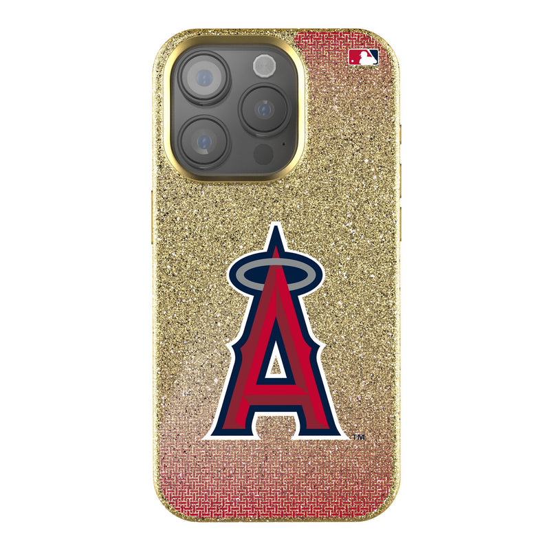 Los Angeles Angels Linen iPhone Bling Phone Case for Apple iPhone