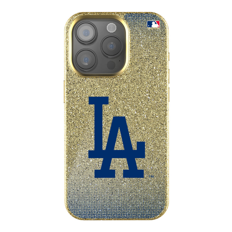 LA Dodgers Linen iPhone Bling Phone Case for Apple iPhone