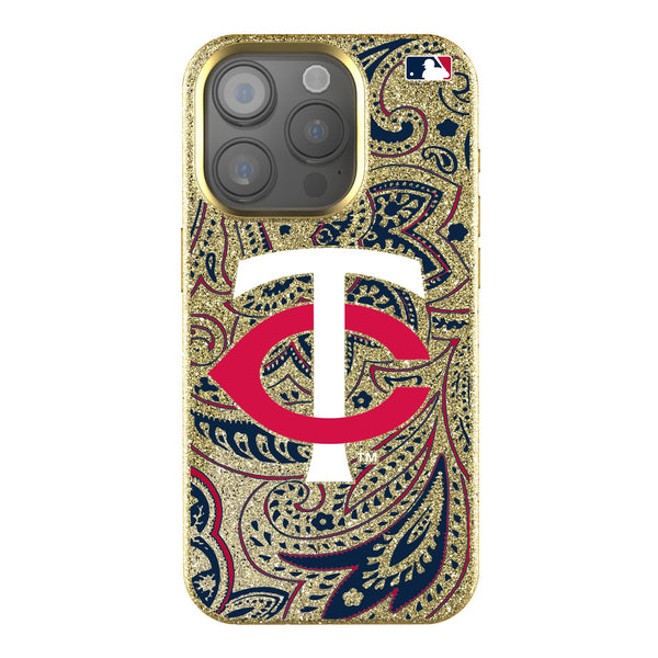 Minnesota Twins Paisley iPhone Bling Phone Case