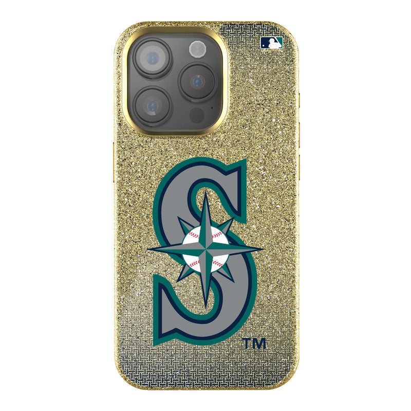 Seattle Mariners Linen iPhone Bling Phone Case for Apple iPhone
