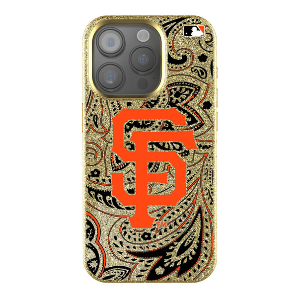 San Francisco Giants Paisley iPhone Bling Phone Case
