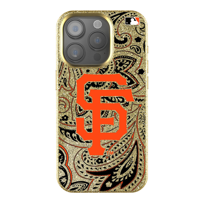 San Francisco Giants Paisley iPhone Bling Phone Case