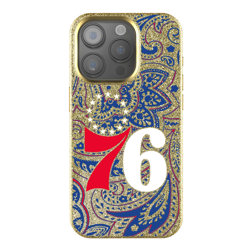 Philadelphia 76ers Paisley iPhone Bling Phone Case