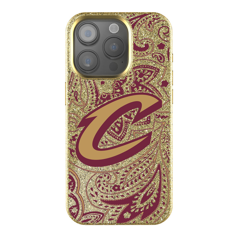 Cleveland Cavaliers Paisley iPhone Bling Phone Case