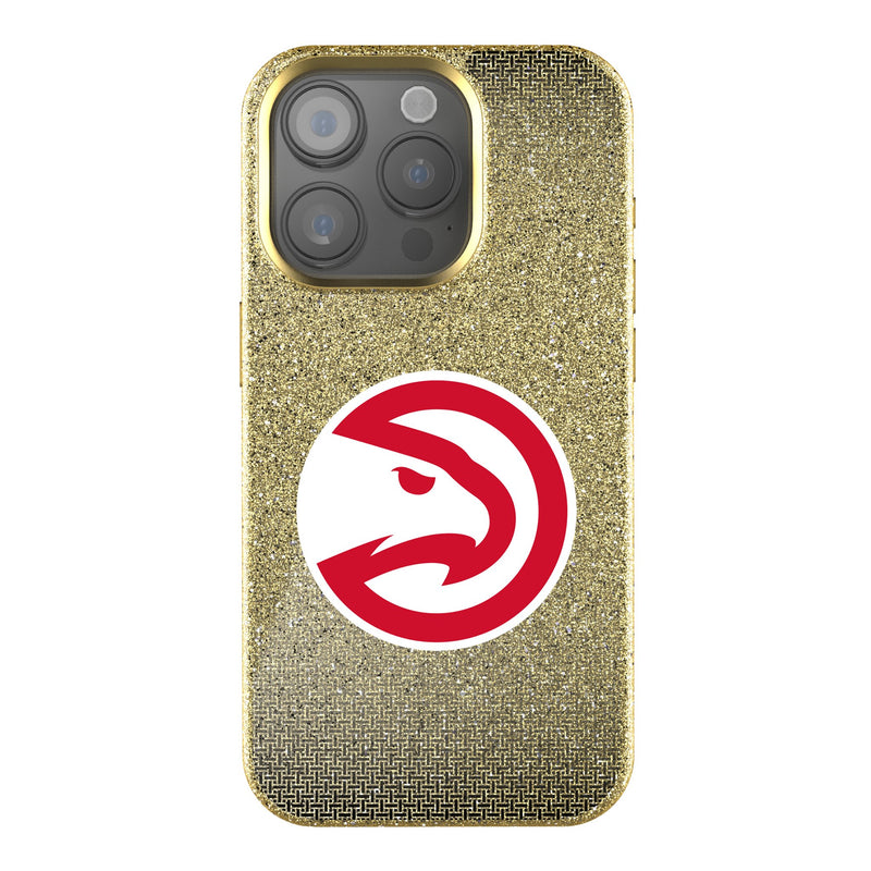 Atlanta Hawks Linen iPhone Bling Phone Case for Apple iPhone