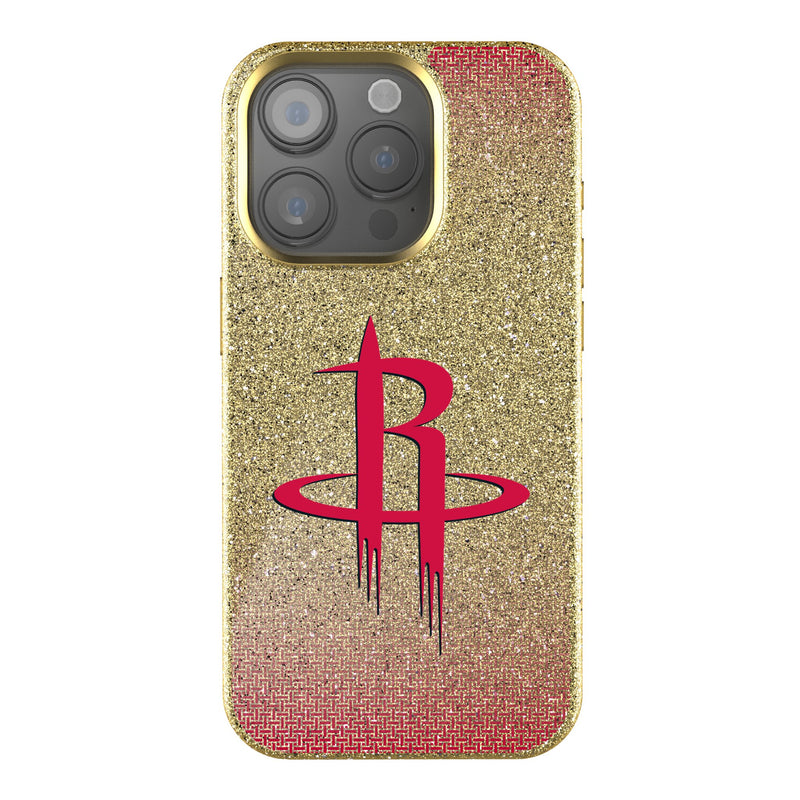 Houston Rockets Linen iPhone Bling Phone Case for Apple iPhone