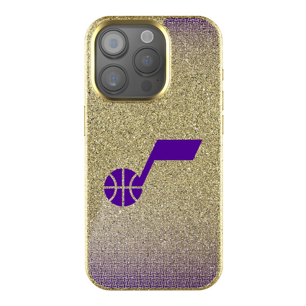 Utah Jazz Linen iPhone Bling Phone Case for Apple iPhone