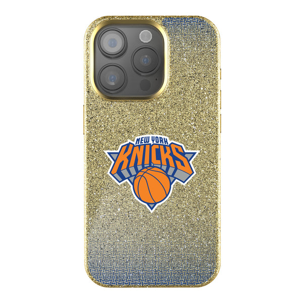 New York Knicks Linen iPhone Bling Phone Case for Apple iPhone
